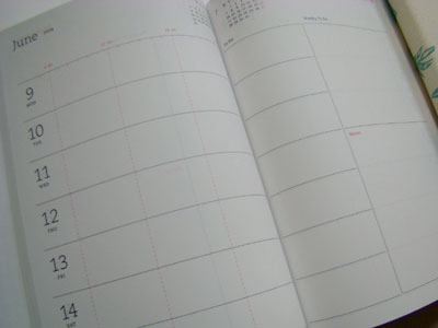 『REAL SIMPLE』 12月号付録の特製ダイアリー