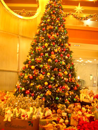 ウェスティン都ホテル京都　クリスマスツリー