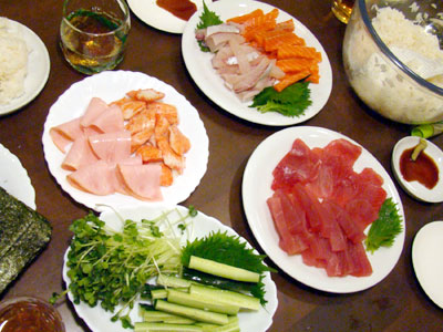 おうちで手巻き寿司は 安い おいしい 楽しい わらしべ暮らしのブログ