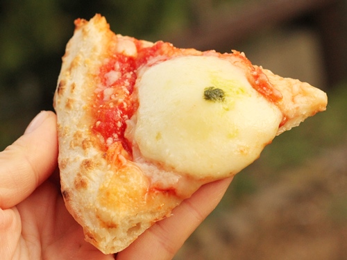 森山ナポリのピザ