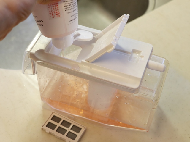 「自動製氷機の洗浄剤」の使い方