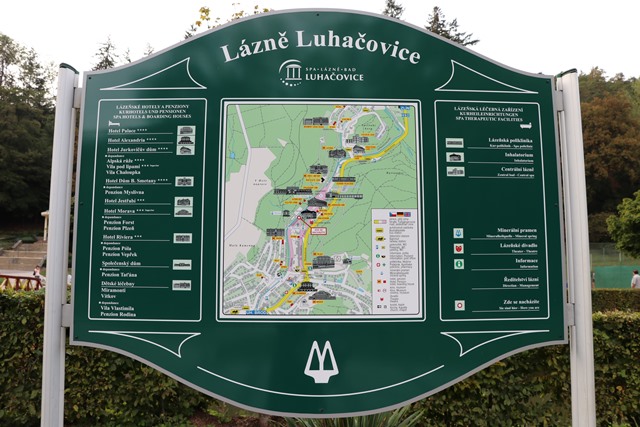 チェコの温泉保養地ルハチョヴィツェを散策