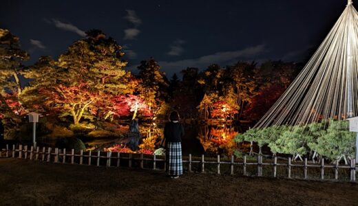 【秋の金沢旅行記】おでんと特別名勝 兼六園の紅葉ライトアップが最高だった！